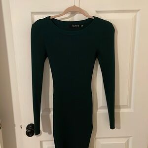 Midi long sleeve dress. Tight but stretchy